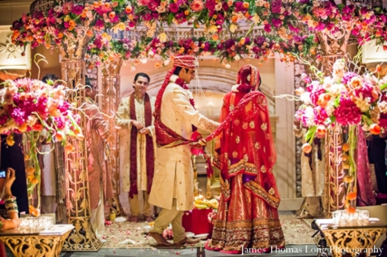 1-indian-wedding-ceremony-mandap-floral-bride-and-groom