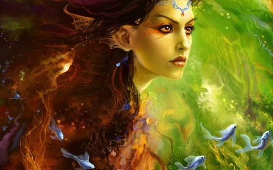 ws_Fantasy_girl_-_Siren_princess_1920x1200